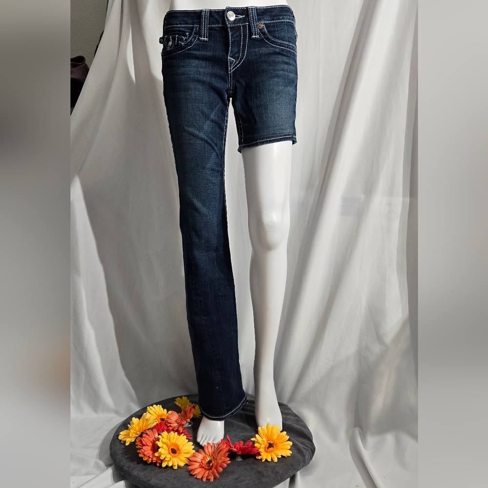 True Religion Blue Boot Cut / Sorts - Jeans Classic Denim Style